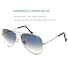 O-Let Aviator Sunglasses for Men Women Driving Fishing Golf Handmade Stainless Steel Frame with UV400 Glass Lens