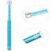 Bememo 4 Pieces Nail Art Brush Set, 3 Pieces Nail Liner Brush UV Gel Painting Pen and 1 Piece Dual Tipped Ombre Sponge Brush Nail Gradient Shading Pen Nail Tip Builder with 4 Replacement Heads