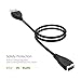 Cablor Charger for Fitbit Charge HR, Replacement USB Charger Charging Cable for Fitbit Charge HR Wireless Activity Wristband--31cm,Black