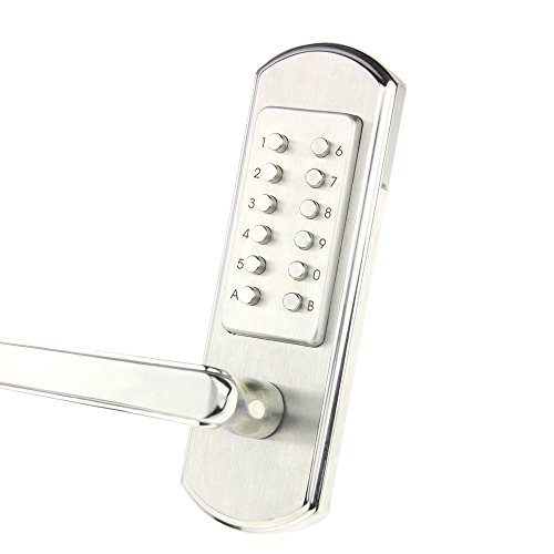New Mechanical Door Lock Digital Code Keyless Keypad Security Entry
