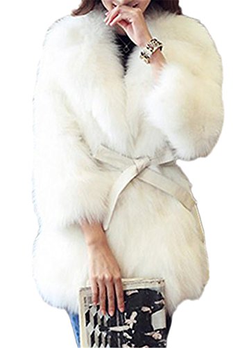 Women's Winter Fashion Solid Outerwear Warm Faux Fur Coat Women's Winter Fashion Solid Outerwear Warm Faux Fur Coat