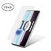 [2-Pack] FANSONG Galaxy S10 Plus Screen Protector Full Glue Tempered Glass Support Fingerprint Reader 3D Curved for Samsung Galaxy S10 Plus 6.4-inch (Screen Protector-Clear)