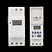 Foxnovo AC 220V 16A Digital LCD 7-Day Programmable Timer Time Relay Switch
