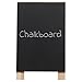 Mini 8 inch Tabletop Wooden Easel Blackboard / Chalkboard Sign Display / Erasable Message Memo Board - MyGift®