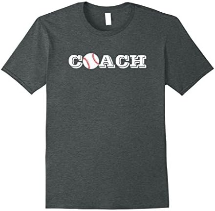 Mens Coach Baseball Shirt 3XL Dark Heather