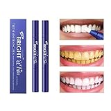 AsaVea Teeth Whitening Pen (2 Pack), Safe 35% Carbamide Peroxide Gel, 20+ Uses, Effective, Painless, No Sensitivity, Travel-Friendly, Easy to Use, Beautiful White Smile, Natural Mint Flavor