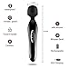 Cordless Wand Massager with 3 Powerful Speeds and 5 Vibration Modes for Shoulder Neck Back Body Massage, Personal Handheld Magic Rechargeable Massager for Muscle Aches - Sports Recovery