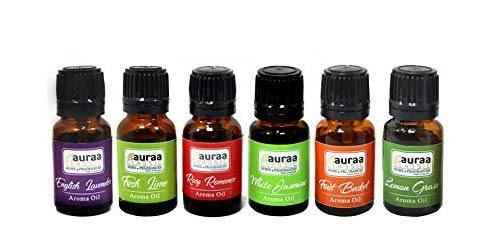 Asian Aura Aroma Diffuser Oil (English Lavender, Rosy Romance, Fruit Basket, Fresh Lime, White