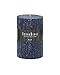 Root Unscented ArborRidge Pillar Candle, 3-Inch by 4-1/2-Inch, Abyss Blue