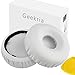 Geekria Replacement Ear Pads Compatible with Beats Solo Wireless (Solo-Bluetooth) (810-00012-00) (810-00012-01) Headphones, Ear Cushions with Video Guide (White)