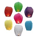 Biodegradable Chinese Sky Lanterns ,Environmentally Friendly Paper Lanterns (Pack of 10)