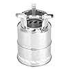 Fdit Draagbaar roestvrij staal hout en Alcoho Burning Stove Camping kookgerei Set Camping Stove RVS Backpacking Stove…
