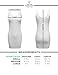 FPT Womens Basic Extra Long Fitted Tunic Tank Top WHITE SMALL