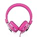 EINSKEY Kids Headphones with Microphone, Stereo Lightweight Foldable Children Headset for iPad iPod iPhone Tablets Laptops Android Smartphones PC Computer