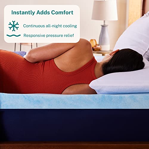 Sleep Innovations 3 Inch Cooling Gel Infused Memory Foam Mattress