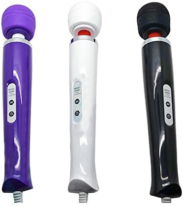 Electric Massage Wand Massager Handheld USB Rechargeable Body Massager with 10 Strong Vibration Personal Therapy Body Massager for Muscle Aches and Sports Recovery