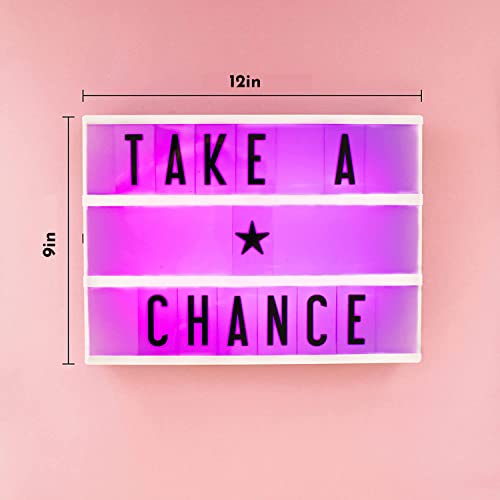 My Cinema Lightbox Light Box Sign ColorChanging, 12"x9" Light Box