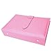 Yerwal Earrings Book, Portable Earrings Ear Studs Organizer Book, Pu Leather Travel Earrings Display Storage Case Holder, Capable to Hold 42 Pairs of Earrings (Pink)