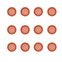 Libiline 100pcs Resin Button Solid Color 4Holes