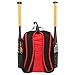 Athletico Youth Baseball Bat Bag - Backpack for Baseball, T-Ball & Softball Equipment & Gear | Holds Bat, Helmet, & Glove | Fence Hook (Red)