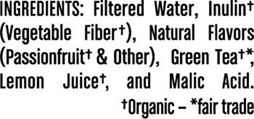 Steaz Organic Unsweetened Iced Green Tea, Passionfruit, 16 OZ (Pack of 12)