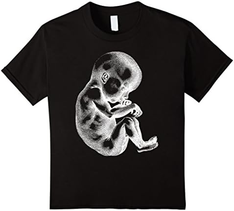 unisex-child Developing Baby Pro Life Anti Abortion Pregnancy T-Shirt 6 Black