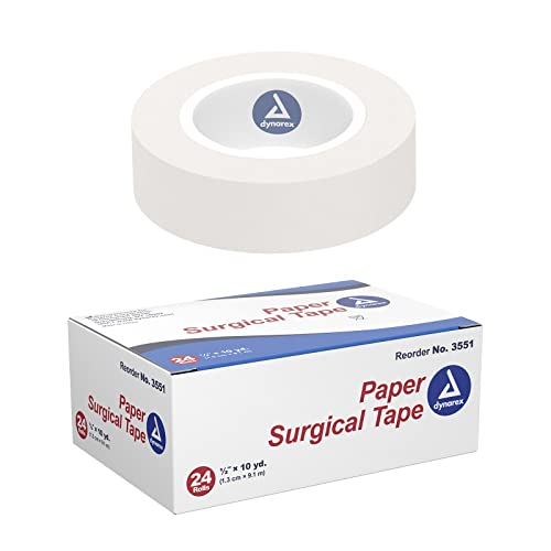 Dynarex Paper Surgical Tape, Use to Secure Wound Care with Medical