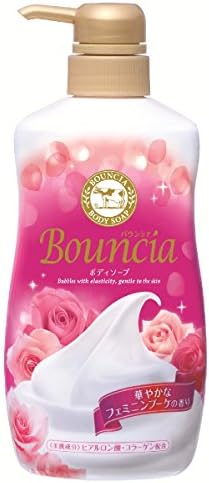 Japan Health and Personal Care - Fragrance pump 550mL of Bowne shea body soap feminine bouquet *AF27*