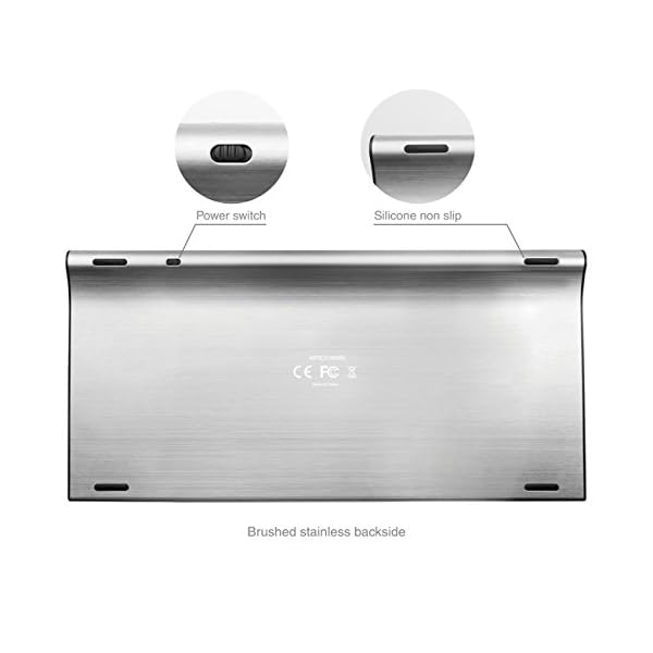 Arteck-Bluetooth-Keyboard-Stainless-Steel-Universal-Portable-Wireless-Bluetooth-Keyboard-for-iOS-Android-Windows-Tablet-PC-Smartphone-Built-in-Rechargeable-6-Month-Battery Arteck Bluetooth Keyboard, Stainless Steel Universal Portable Wireless Bluetooth Keyboard for iOS, Android, Windows…