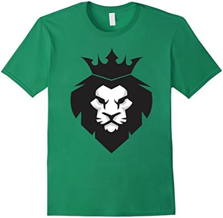 Men's King T-Shirt Lion of Judah Graphic Design Rasta Reggae Green 2XL Kelly Green