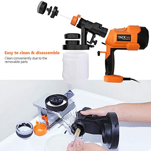 Paint Sprayer, High Power HVLP Home Electric Paint Gun,Adjustable Valve