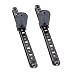 Attwood 11940-2 Universal Adjustable Kayak Foot Pegs/Foot Brace with Trigger Lock, Black Finish, Set of 2, 15 Inches primary