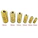 Pack of 2 Cylindrical 8mm Brass Barrel Invisible Furniture Hinge Concealed Hinge 180° Opening Angle