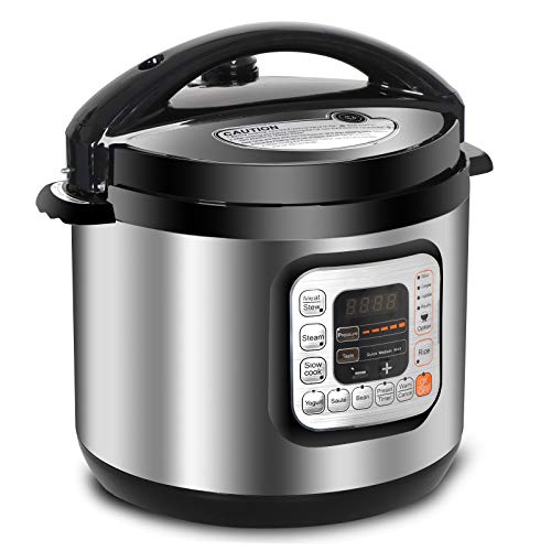 BBBuy 6 Qt Multi-Use Programmable Pressure Cooker, Slow Cooker, Rice Cooker, Steamer, Sauté, Yogurt Maker and Warmer - Thumbnail 2