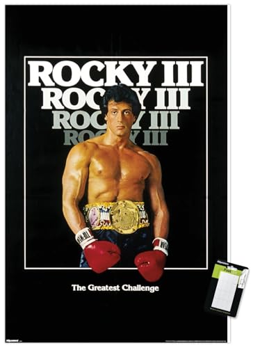 Rocky III (1982) - One Sheet Wall Poster, 22.4L" x 14.7W", Premium Poster & Mou…