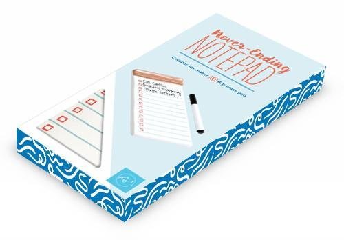E.B.O.O.K Never-Ending Notepad: Ceramic list maker and dry-erase pen [Z.I.P]