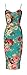 Forever Womens Celebrity Inspired Floral Strappy Bodycon Midi Dress
