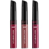 Cyzone Studio Look Matte Liquid Lipstick Set: Dusty Rose, Teddy and Burgundy