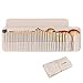 Make up Brushes, VANDER LIFE 32pcs Premium Cosmetic Makeup Brush Set for Foundation Blending Blush Concealer Eye Shadow, Cruelty-Free Synthetic Fiber Bristles, Travel Makeup bag Included, Champagne