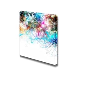 Canvas Prints Wall Art - Modern Abstract Colorful Concept Art | Modern Home Deoration/Wall Art Giclee Printing Wrapped Canvas Art Ready to Hang - 12" x 12"