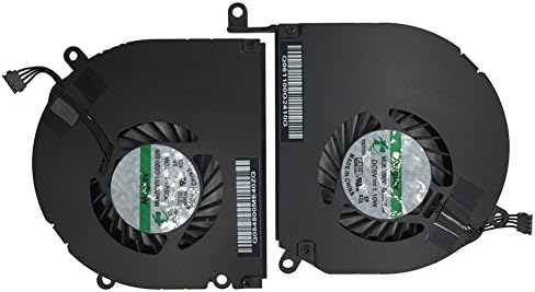 THINKIA New Replacement Left and Right Side CPU Cooling Fan For MacBook Pro 15" A1286 2008, 2009, 2010, 2011, 2012 (Left+Right)