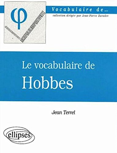 Le  vocabulaire de Hobbes