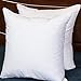 StarryBedding Down and Feather Square 18x18 Inch Throw Pillow Insert, Set of 2, 100% Cotton