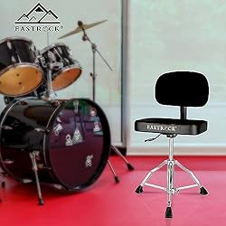EASTROCK Drum Throne with Backrest Airlift