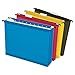 Pendaflex SureHook Reinforced Extra Capacity Hanging Pockets, Letter Size, Assorted Colors, 4/PK (09213)