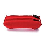 Winn Napa Leather Dual Eyeglass Case w/Soft Cleaning Cloth with Dual Color Zipper Pulls.