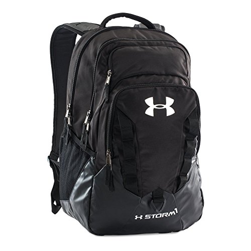 Under Armour Storm Recruit Backpack, Black/Steel, One Size