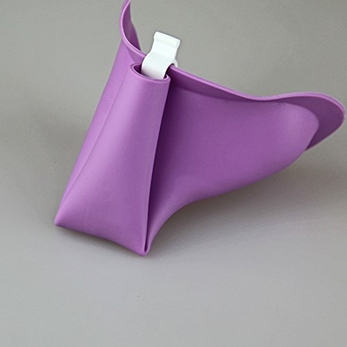 Yukey New Design Women Urinal Outdoor Travel Camping Portable Female Urinal Soft Silicone Urination Device Stand Up & Pee - Thumbnail 3