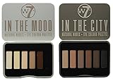W7 In The City & In The Mood Natural Nudes Eye Shadow Palette Set by W&