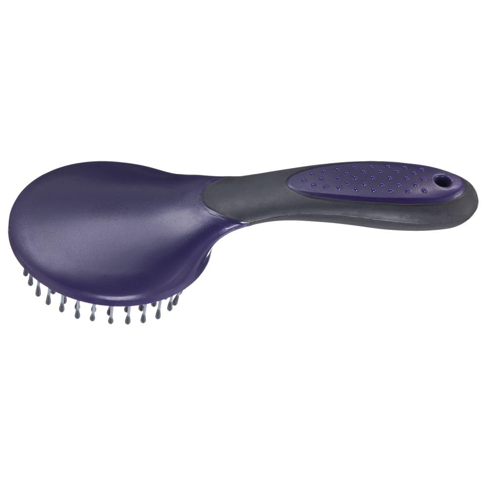 Tough 1 Great Grip Mane and Tail Brush, Purple